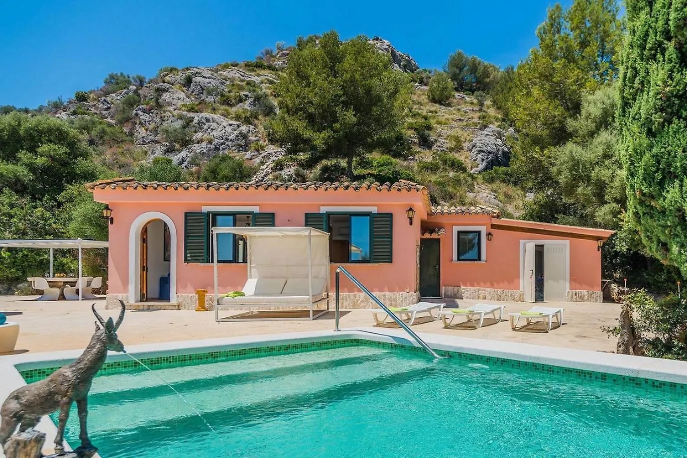 Villa With Private Mountain Ideal Runners Trailers Near Beach Approx 5 Min Walking Beach,Property Belong Puerto Pollensa Villas And Apartments